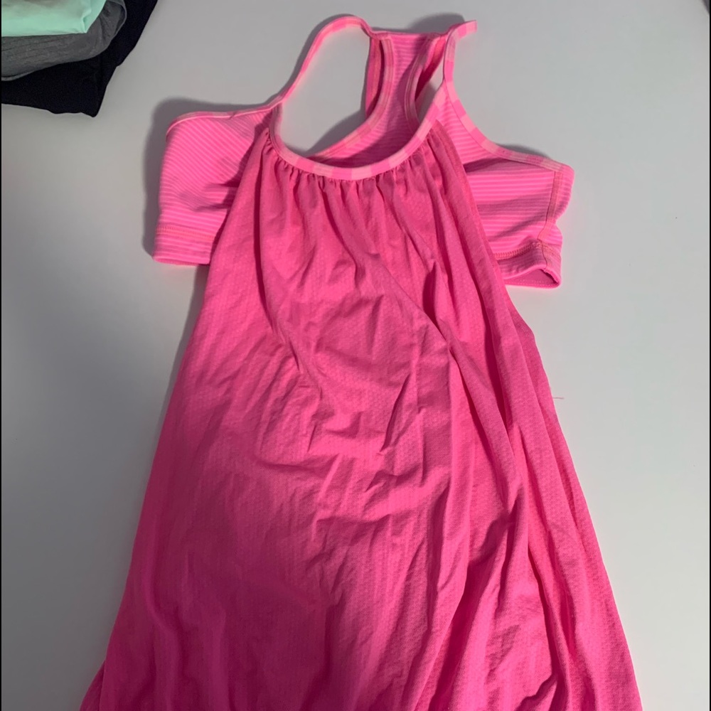 Cute bright pink lulu tank